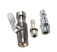 Mandrino pneumatico professionale con 1/4 di pollice FNPT Due ganasce di bloccaggio per gonfiatori pneumatici Applicazione negozio Nessuna perdita Mandrino ad aria resistente