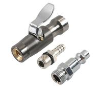 Mandrino pneumatico professionale con bloccaggio a due ganasce FNPT da 1/4 di pollice per gonfiatori pneumatici Applicazione del negozio Nessuna perdita Mandrino pneumatico automobilistico