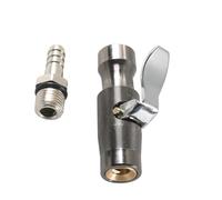 Mandrino pneumatico professionale con bloccaggio a due ganasce FNPT da 1/4 di pollice per gonfiatori pneumatici Applicazione del negozio Nessuna perdita Mandrino pneumatico automobilistico