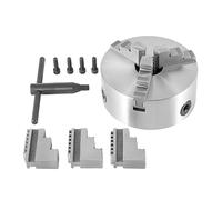 Mandrino portante per tornio, 1Set K11-160 Mandrino for tornio manuale a 3 griffe con accessori for macchine utensili for tornitura for fresatrice di perforazione