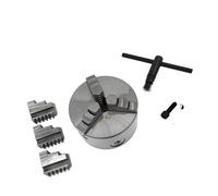 Mandrino portante per tornio, K11-125 Mandrino autocentrante a 3 griffe for mini tornio in metallo(30mm spindle hole)