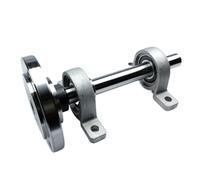 Mandrino portante per tornio, M14x1mm M14 Filettatura mandrino Mandrino Flangia Piastra posteriore Adattatore di base Cuscinetto Gambo Arbor Fit K11-80 K12-80 K11-100 K12-100(K11-80 K12-80)