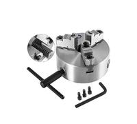 Mandrino portante per tornio, Mandrino del tornio K11-160A K11-200A K11-250A Ganascia reversibile autocentrante a 3 griffe for tornio CNC Rettifica Fresatrice Trapano(K11-200A 8 inch)