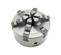 Mandrino portante per tornio, Mandrino for tornio a mascelle Mandrino for tornio 6Jaw 125mm Autocentrante a sei griffe 5 '' Mandrino M8 for fresatrice CNC Tornio K13-125