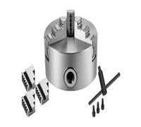 Mandrino portante per tornio, Mandrino for tornio K11 3 griffe manuale autocentrante K11-100 K11-125 K11-160 K11-200 con bullone di montaggio for rettifica fresatura tornitura(K11-125)