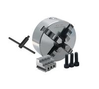 Mandrino portante per tornio, Nuovo K12 Mandrino for tornio 4 griffe Manuale autocentrante K12-80 K12-100 K12-125 K12-130 K12-160 Con accessori for macchine utensili for tornitura(K12-80)