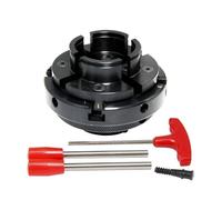 Mandrino portante per tornio, NUOVO Mandrino for tornio for legno da 4 "Pollici 100mm Filettatura autocentrante a 4 griffe M33 1"(M18 x 2.5mm)