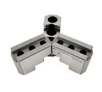 Mandrino portante per tornio, Nuovo standard di alta precisione 5 pollici 6 8 10 pollici artiglio duro idraulico a tre griffe mandrino forte artigli a passo for tornio CNC(10 inches-3 steps)