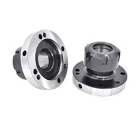 Mandrino portapinza mini flangiato - Precisione ER16/25/32/40/50 for torni - Precisione 0,005 mm, acciaio al carbonio resistente, 1 pezzo(Er40-d80 (7hole))