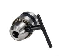 Mandrino professionale B12 con set di chiavi per torni e fresatrici, gamma di serraggio 1 5 10 mm (albero mandrino 10 mm)