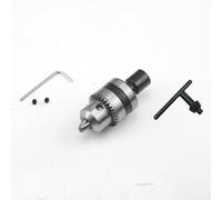 Mandrino professionale B12 con set di chiavi per torni e fresatrici, gamma di serraggio 1 5 10 mm (albero mandrino 8 mm)