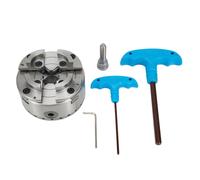Mandrino tornio 4 ganasce macchine utensili lavorazione legno 100 mm accessori n