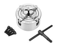 Mandrino tornio a 4 griffe 4 pollici 100 mm,k72-100 Legno Autocentrante Chiave metallo Manuale Tornio pinza mini mandibola reversibile Mandrino tornitura accessori per tornio