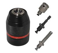 Mandrino Trapano, Attacco 1.5-13 mm Mandrino Autoserrante, 1/2" - 20 UNF Mandrino per Avvitatore, professionale per la conversione dei carichi pesanti, mandrino per trapano a mano (4)