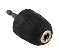 Mandrino Trapano Punta Trapano Senza Chiave 3/8-24UNF 0.8-10MM Mandrino Autoserrante con 1/4" Codolo Esagonale Keyless Drill Chuck per Trapano a Pistola Trapano Elettrico