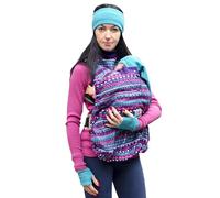 Manduca by MaM Cold Weather Insert/Copertura in Pile > Boho Print < Copertina Invernale & Collare Scialle per Due, Polar Fleece, Utilizzabile Separatamente, per Tutti i Marsupi e le Fasce Porta-Bebè