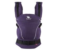manduca First Marsupio Neonati > PureCotton Purple < Marsupio Ergonomico in Cotone Biologico, 3 Varianti da Portare (avanti, sulla schiena, sul fianco), per Neonati e Bambini de 3,5 a 20 kg (porpora)