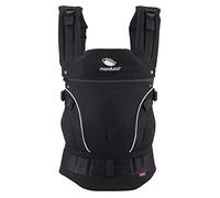 manduca First - Marsupio regolabile e versatile per neonati e bambini (3,5-20 kg) - Marsupio per bambini con trasporto anteriore, laterale e posteriore, Night Black