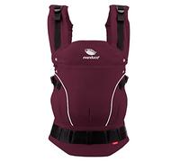 manduca First - Marsupio regolabile e versatile per neonati e bambini (3,5-20 kg) - Marsupio per bambini con trasporto anteriore, laterale e posteriore,Berry