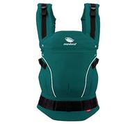 manduca First - Marsupio regolabile e versatile per neonati e bambini (3,5-20 kg) - Marsupio per bambini con trasporto anteriore, laterale e posteriore,Teal