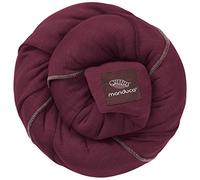 manduca Sling - Fasciatoio Neonato - Marsupio Elastico e per neonati dalla nascita fino a 15 kg - Puro cotone biologico - Certificato GOTS, Rosso bacca