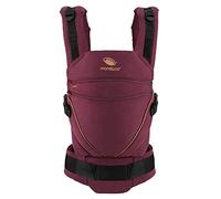 manduca XT - Marsupio Neonato 0-36 mesi - Seduta regolabile, da neonato a bambino - Fionda in cotone biologico con 3 opzioni di trasporto,Denimberry-toffee