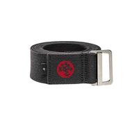 Manduka Align - Cinghia da yoga, in cotone leggero, sicura, antiscivolo, larghezza 4,5 cm, lunghezza 244 cm, colore grigio