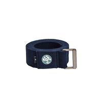 Manduka Align - Cinghia da Yoga, in Cotone Leggero, sicura, Antiscivolo, Larghezza 4,5 cm, Lunghezza 305 cm, Colore Blu Notte