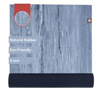 Manduka eKO Lite - Tappetino da yoga per donne e uomini, leggero, resistente, antiscivolo, spessore 4 mm, 171 cm, blu marmorizzato