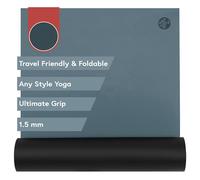 Manduka GRP Adapt Travel - Tappetino antiscivolo per yoga in movimento, 1,5 mm, pieghevole, pronto per i viaggi, resistente al sudore, ecologico, 180,3 x 61 cm