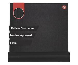 Manduka PRO Yoga And Pilates Mat, Tappetino Unisex, Nero, 6 mm