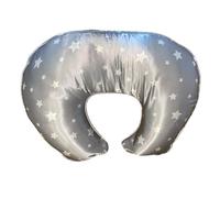 Mane by Tim & Tam - Federa per cuscino in raso (stelle grigie)