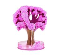 MaNeaz 1 PCS albero magico Magic Tree Mini albero di Natale in crescita magica albero di carta fai da te Kit di coltivazione di cristalli Regali di Natale per bambini（Ciliegio）