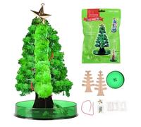 MaNeaz 1 PCS albero magico Magic Tree Mini albero di Natale in crescita magica albero di carta fai da te Kit di coltivazione di cristalli Regali di Natale per bambini（Albero di Natale）