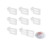 MaNeaz 10 Pezzi Ferma Bottiglie Per Frigorifero Organizer Frigorifero Salvaspazio Divisori Per Frigorifero Organizzatori Regolabili, Fermabottiglie Frigorifero Divisore