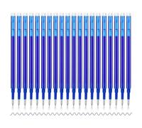 MaNeaz 20 Pezzi 0.5Mm Blu 11.1Cm Cartucce Di Ricambio Ricariche Penne Cancellabili Cancellabile Ricarica Ricarica Blu Penna Cancellabile Blu Mina Sostituibile