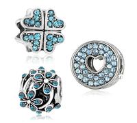 MaNeaz 3 Pezzo Charm Bracciale Ciondolo Charm Ciondoli Ciondolo Originale Bracciale Collana Ciondolo Con Sacchetto Di Velluto Nero Per La Famiglia E Gli Amici