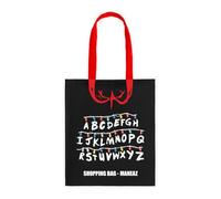 MaNeaz 38x42 cm lettera tote bag borsa di tela Borsa della spesa Borsa di tela Regali Borsa Tela riutilizzabile Adatto Agli Appassionati Di Cinema E Televisione