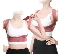 MaNeaz M Colore Rosa Correttore Posturale Spalle Schiena Busto Per Schiena Dritta Correttore Di Postura Traspirante E Regolabile Per Sostiene La Clavicola E Allevia I Dolori Al Collo