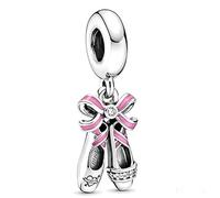 MaNeaz scarpe da ballo Ciondolo Charm Bracciale Ciondolo Charm Ciondoli Ciondolo Originale Bracciale Collana Ciondolo Compatibile con Braccialetti e Collane europei