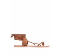 Manebí - St Tropez Tie-Up Leather Sandali - -Shoes -Donna -Marrone -36 EU