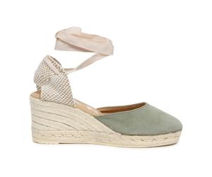 Manebí - Zeppe Basse Espadrillas Sandalo Hamptons Sage - -Shoes -Donna -Verde -37 EU