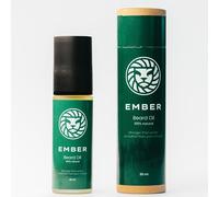 MANEFORGE Ember Beard Oil for Men - 30ml - 100% naturale con argan, almond e olio di cocco - Repairs Beard, Fights Dryness & Flakes - Caldo, Woodsy Scent - Vegano - No siliconi o parabeni
