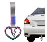 Maneggevolezza auto, anello per impugnatura auto, a forma di cuore | Cinghia di presa, maniglie decorative per auto con comode impugnature per ferrovie urbane, treni, metropolitane e autobus
