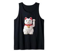 Maneki Neko Chat Origami Chat Chanceux Japonais Kawaii Canotta