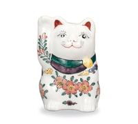Maneki Neko Kutani Oggetto Giapponese Lucky Cat Destra Sanyu Design Giappone 3.9