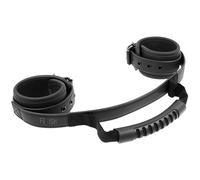 Fetish Submissive Manette BDSM con estrattore e fodera in neoprene