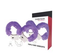 Manette BDSM in Metallo Foderate Darkness - con Catena