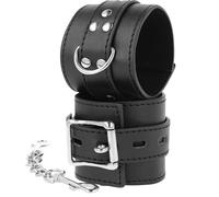 Manette bdsm in pelle nera