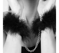 Manette BDSM in Piume Bijoux Indiscrets Za Za Zu - Regolabili